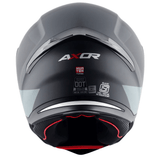 AXOR HUNTER TURBO CASCO INTEGRAL DE MOTOCICLETA NG MATE_GRIS