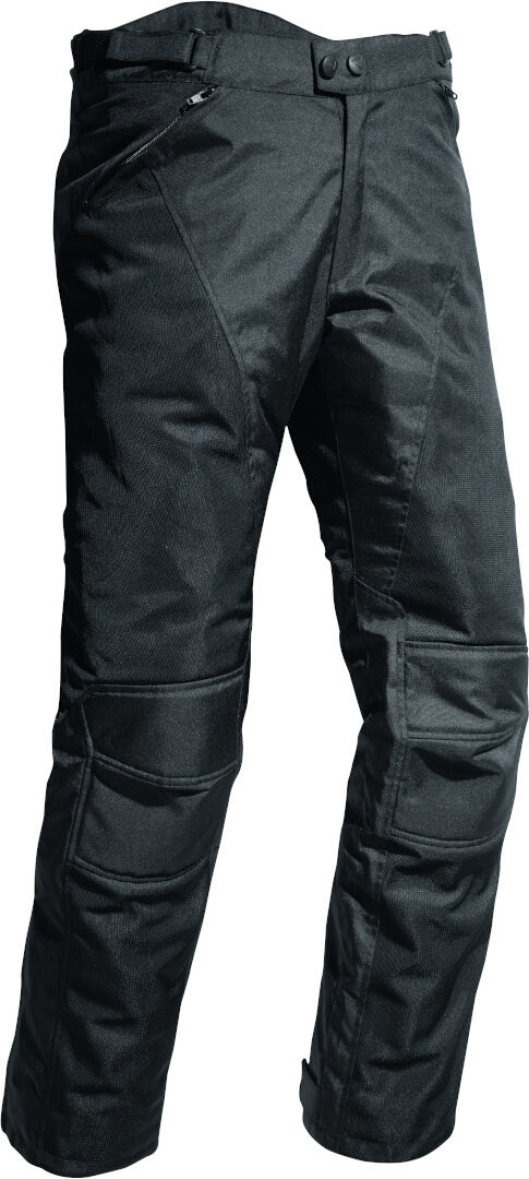DIFI Ipanema Air Hombre Pantalones de verano Textiles de Moto Negro