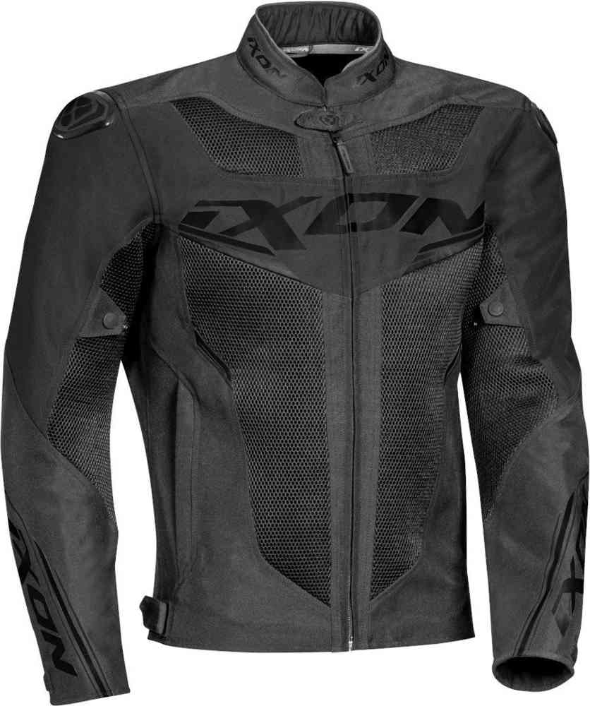 IXON DRACO Hombre Moto Textil Chaqueta Negro