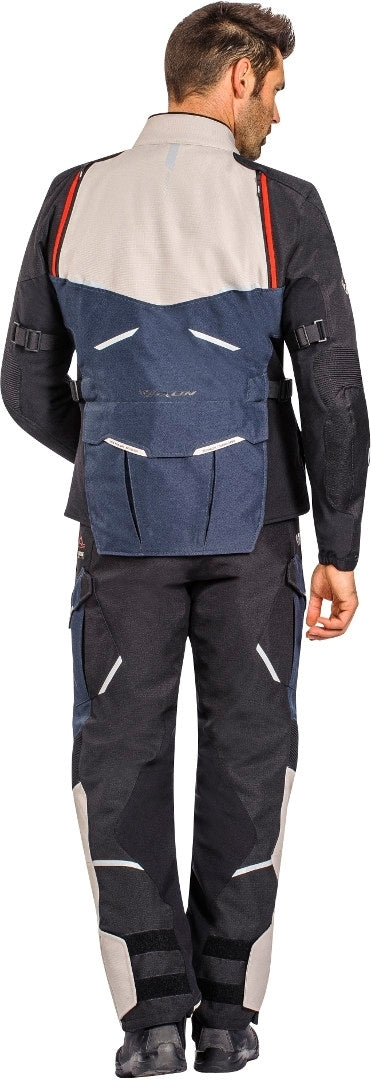 IXON EDDAS PT HOMBRE MOTO PANTALONES TEXTIL GREGE MARINO NEGRO