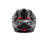 GIVI 50.9 Casco Integral De Moto Agresión Negro Titanio Rojo (SAFE)