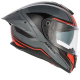 ACERBIS TARMAK-X 257 CASCO AVENTURO DE MOTO GRIS ROJO