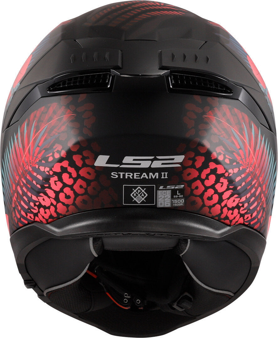 LS2 FF808 STREAM II JUNGLE M.BLACK PINK BLUE-06 - SECURTEX MOTOR S.L (t/a MaximoMoto)