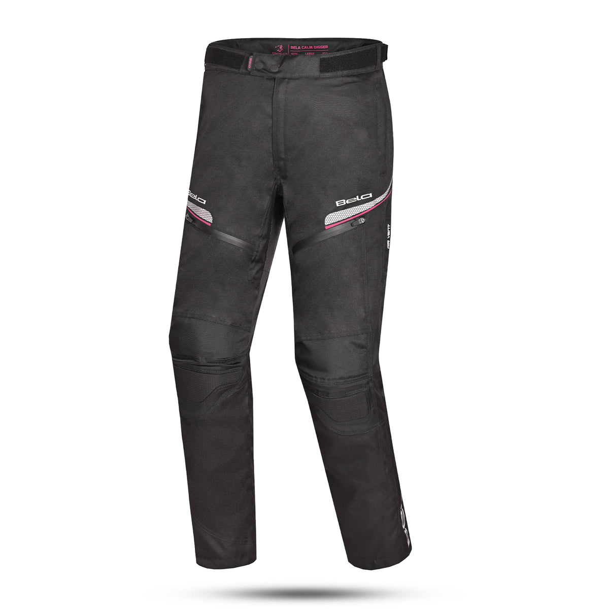 BELA - Pantalón Textil Calm Digger lady 30L Negro/Rosa