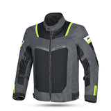 R-TECH SPIRAL MESH JAQUETES DE MOTO HOMES GRIS NEGRE GROC FLOUR