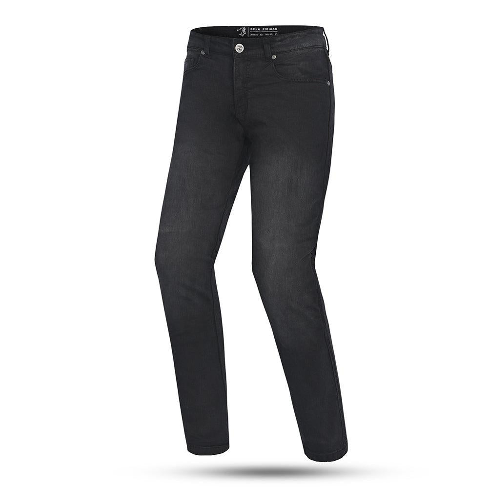 BELA Pantalón Vaquero Rio Man 32 Inseam Slim Fit CE Approved AA - Negro Denim