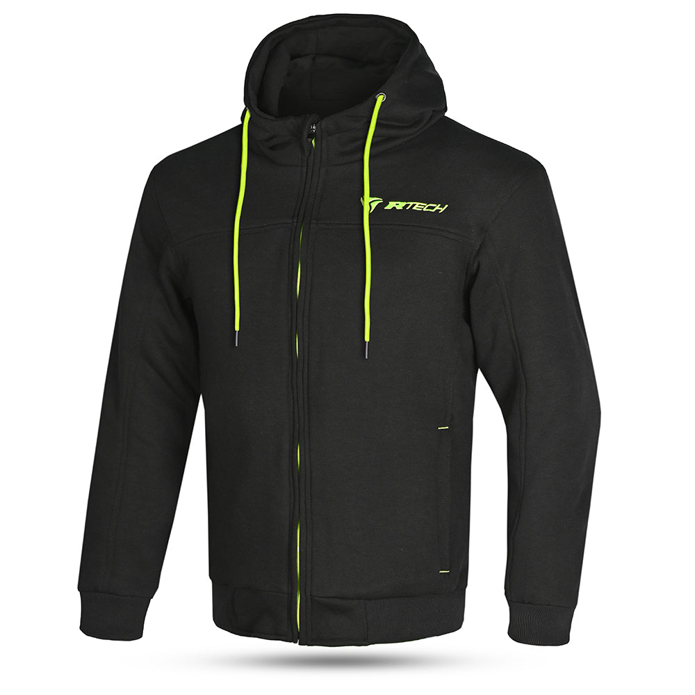 R-TECH - Sudadera Textil Suspention Hoddy Negra - SECURTEX MOTOR S.L (t/a MaximoMoto)