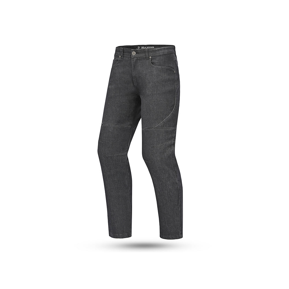 BELA Pantalon Rocker 30L Inseam Denim Jeans CE Vaquero Gris