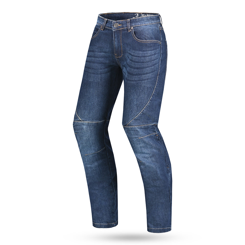 BELA Pantalon Rocker 30L Inseam Denim Jeans CE Azul
