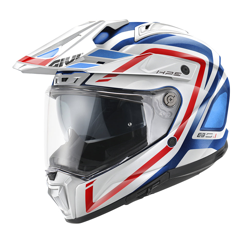 GIVI CASCOS INTEGRALE H801F APEX BLUE WHITE RED - AXLR