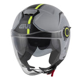 GIVI CASCOS JET H125F TOUCH GRIGIO OP/GIALLO - THGY