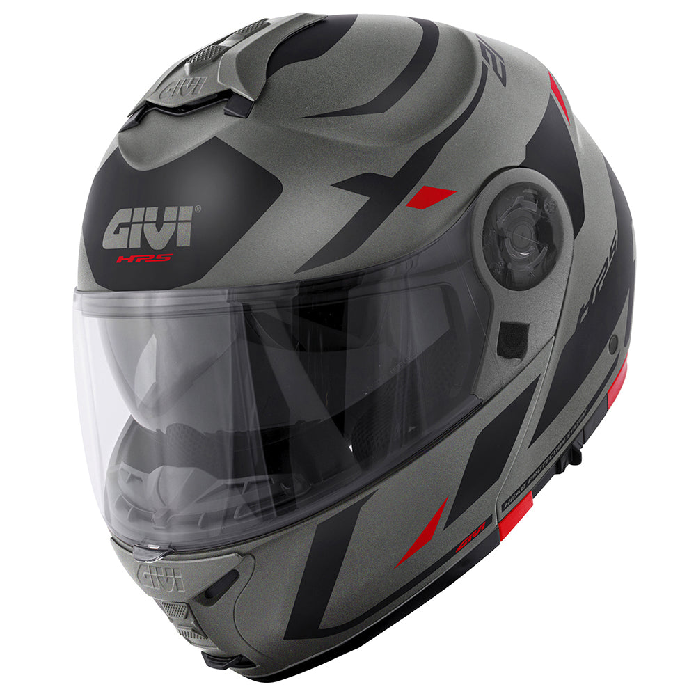 GIVI CASCOS MODULARES HX21R NUMBER TIT OP/NERO/ROSS - NBTR