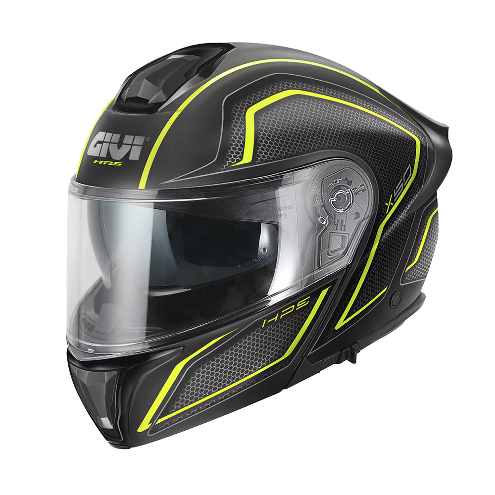 GIVI CASCOS MODULARES HX50F HOLOGRAM BLACK TIT YELL - HGBY