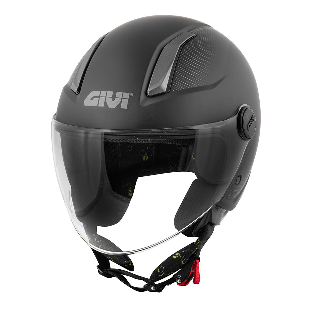 GIVI 11.7 SOLID Casco Jet Moto Jet Mate Negro