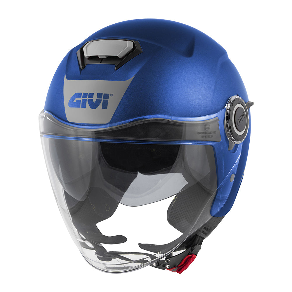 GIVI 12.5 Solid Casco Jet Moto Azul - SECURTEX MOTOR S.L (t/a MaximoMoto)