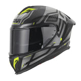 GIVI 50.3 QUASAR Casco Integral Para Moto Negro Titanio Amarillo