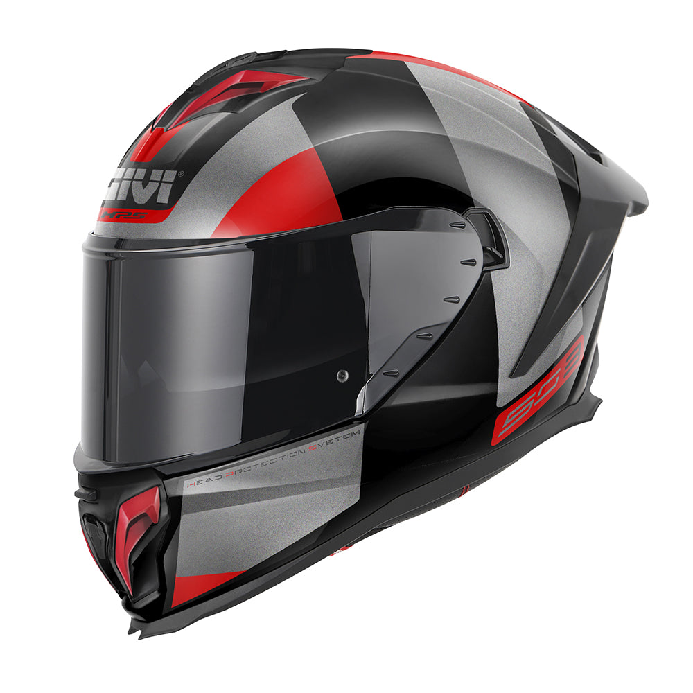 GIVI 50.3 VISION Casco Integral Para Moto Negro Titanio