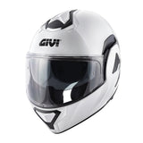 GIVI HX30B con parte delantera abatible de motocicleta Casco integral Blanco - SECURTEX MOTOR S.L (t/a MaximoMoto)