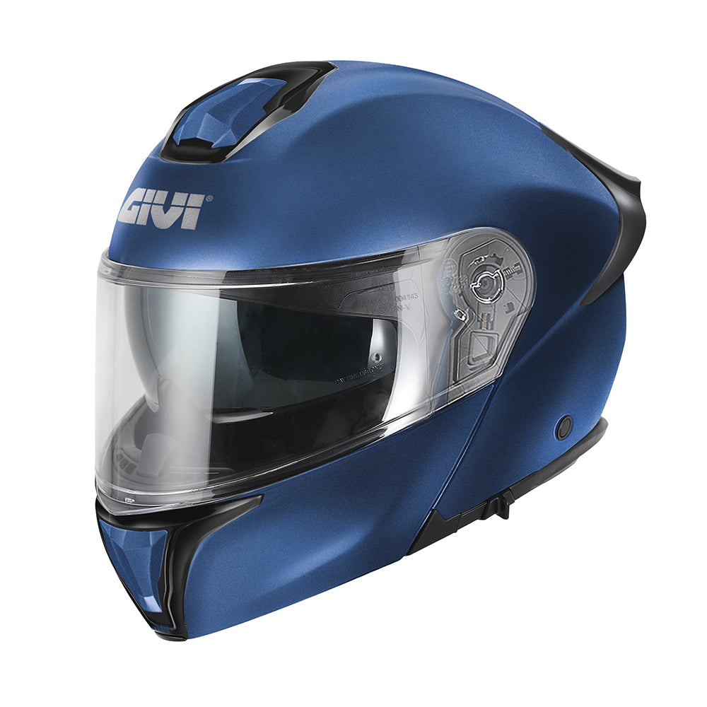 GIVI X50 Solid para motocicleta Casco integral modular Azul