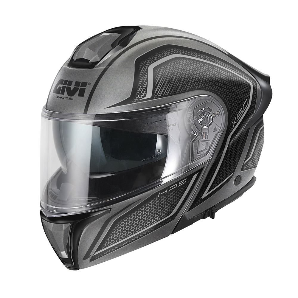Givi X50 Flip Up Solid Carbon Casco modular de motocicleta - SECURTEX MOTOR S.L (t/a MaximoMoto)