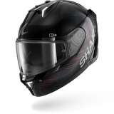 SHARK  SKWAL i3 SP LYNE NEGRO Anthra Rojo Casco De Moto