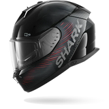 SHARK  SKWAL i3 SP LYNE NEGRO Anthra Rojo Casco De Moto