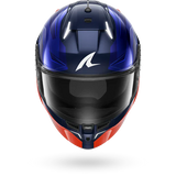 SHARK SKWAL i3 MEKARIUM Azul Naranja Casco De Moto