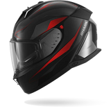 SHARK SKWAL i3 MEKARIUM Mat NEGRO Anthra Rojo Casco De Moto