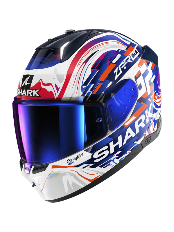 SHARK CASCO SKWAL i3 REPLICA ZARCO GP DE FCE Blanco Violeta Azul