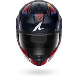 SHARK  D-SKWAL 3 SPEED-VIB Azul Rojo Azul Casco De Moto