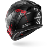 SHARK D-SKWAL 3 SHIEVER NEGRO Anthra Rojo Casco De Moto