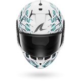 SHARK D-SKWAL 3 REPTAIA Blanco Cameleon Casco De Moto