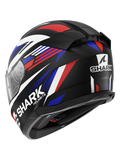 SHARK CASCOS D-SKWAL 3 FIRSTLAP MAT NEGRO AZUL ROJO
