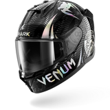 SHARK D-SKWAL 3 VENUM CASCO DE MOTO CROM NEGRO ANTRACITE