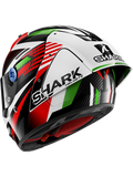 SHARK CASCO AERON-GP FIM RACING #1 FIRSTLAP Carbono Rojo Verde