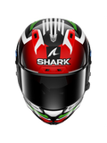 SHARK CASCO AERON-GP FIM RACING #1 FIRSTLAP Carbono Rojo Verde