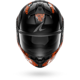 SHARK  RIDILL 2 SPEED-VIB NEGRO Anthra  Naranja Casco De Moto