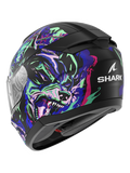 SHARK RIDILL 2 RAGING BEAST INTEGRAL CASCO Negro mate Violeta Verde