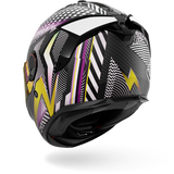 SHARK SPARTAN GT PRO CARBON STHYR Mat Carbon Violeta Chrom Casco De Moto