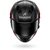 SHARK AERON-GP FIM RACING #2 MOTOGP CASCO INTEGRAL DE MOTO ROJO ANTRACITE CARBONO