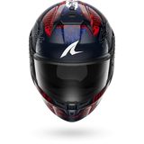 SHARK  SKWAL CUP SPEED-VIB Azul Rojo  Amarillo Casco De Moto