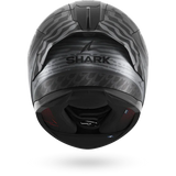 SHARK  SKWAL CUP SPEED-FANCY Mat NEGRO Anthra  Plata Casco De Moto