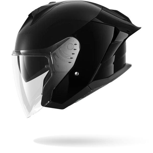 SHARK SKWAL JET CUP BLANK NEGRO Casco De Moto