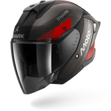 SHARK SKWAL JET CUP MOTOGP MAT CASCO DE MOTO JET NEGRO ANTRACITE ROJO