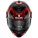 SHARK SPARTAN GT REPLIKAN BCL. MICR. CASCO DE MOTO ROJO CROMO NEGRO