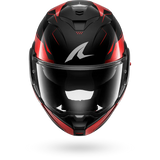 SHARK OXO MEKARIUM CASCO DE MOTO ROJO CROMO NEGRO