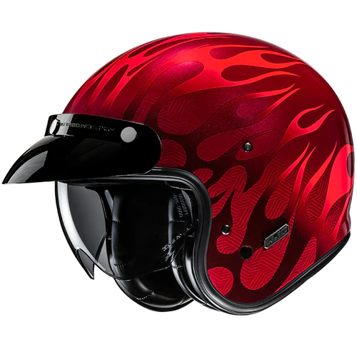 HJC V31 Firo MC1 Casco Jet De Moto