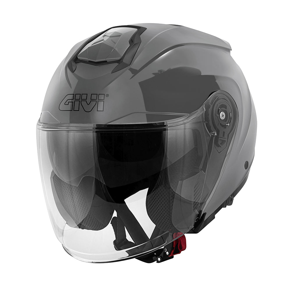GIVI X25 Solid Casco Jet Para Moto Urbana Gris - SECURTEX MOTOR S.L (t/a MaximoMoto)