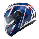 GIVI CASCO MODULAR X26 SQUARE BLANCO BRILLO AZUL ROJO