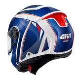 GIVI CASCO MODULAR X26 SQUARE BLANCO BRILLO AZUL ROJO